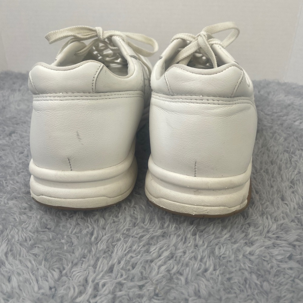 SAS Walk Easy Walking Shoes Womens 11.5 W3 White Leather Comfort Sneakers - Picture 6 of 11
